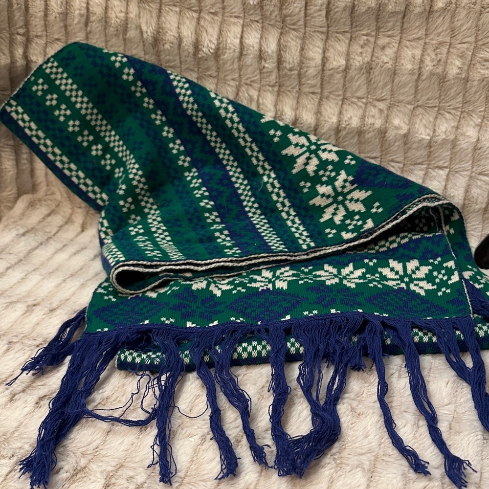 Alex Stevens Knit Scarf with Fringe